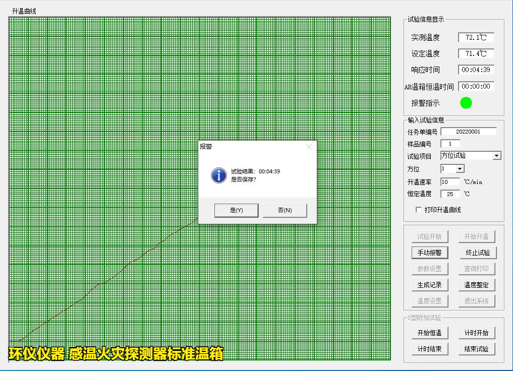 感溫火災(zāi)探測器標(biāo)準(zhǔn)溫箱的方位試驗(圖4)